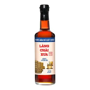 Nước Mắm Nhỉ Xuất Khẩu 100% Cá Cơm Tươi, Export-Quality Anchovy Fish Sauce (500ml) - LANG CHAI XUA