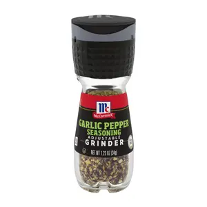 Gia Vị Hỗn Hợp Tiêu & Tỏi Gắn Dụng Cụ Xay, Garlic Pepper Seasoning with Adjustable Grinder (34g) - MCCORMICK