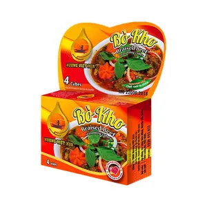 Viên Gia Vị Bò Kho, Braised Beef Seasoning Cubes, 4 Viên (75g) - HUONG VIET XUA