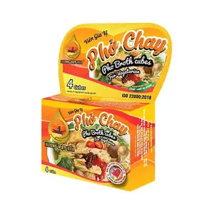Viên Gia Vị Phở Chay, Pho Broth Cubes for Vegetarian, 4 Viên (75g) - HUONG VIET XUA
