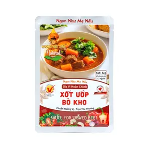 Sốt Ướp Bò Kho, Sauce for Vietnamese Style Stewed Beef (82g) - HUONG VIET XUA