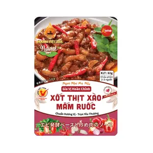Sốt Thịt Xào Mắm Ruốc, Stir-Fried Meat with Shrimp Paste Sauce (82g) - HUONG VIET XUA