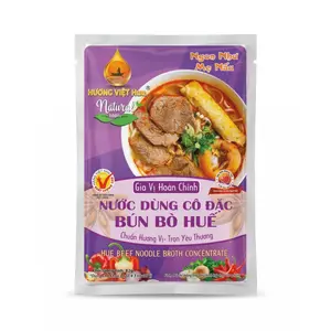 Nước Dùng Cô Đặc Bún Bò Huế, Hue Beef Noodle Broth Concentrate (82g) - HUONG VIET XUA