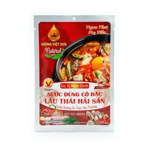 Nước Dùng Cô Đặc Lẩu Thái Hải Sản, Thai Seafood Hot Pot Broth Concentrate (82g) - HUONG VIET XUA
