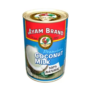 Nước Cốt Dừa Cao Cấp, Premium Coconut Milk, 100% Natural (400ml) - AYAM BRAND
