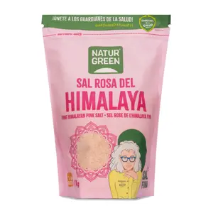 Muối Hồng Himalaya Dạng Nhuyễn, Fine Himalayan Pink Salt (1kg) - NATURGREEN