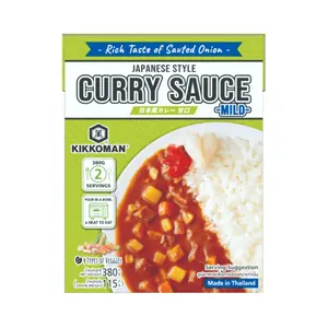 Sốt Cà Ri Kiểu Nhật, Japanese Style Curry Sauce, Mild, 2 Phần (380g) - KIKKOMAN