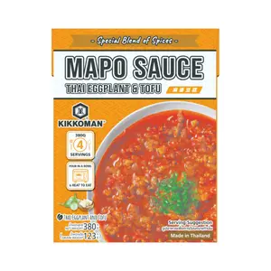 Sốt Đậu Phụ Cay, Mapo Sauce, Thai Eggplant & Tofu, 4 Phần (380g) - KIKKOMAN