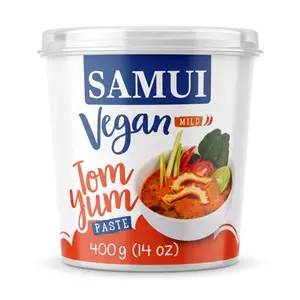 Cốt Lẩu Tomyum Thuần Chay, Vegan Tom Yum Paste, Mild, 14 oz (400g) - SAMUI
