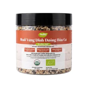 Muối Vừng Dinh Dưỡng Hữu Cơ 5 Loại Hạt, Organic Nutritional Sesame Salt (200g) - ANBIO
