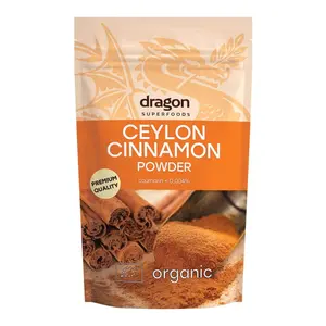 Bột Quế Ceylon Hữu Cơ, Organic Ceylon Cinnamon Powder (150g) - DRAGON SUPERFOODS