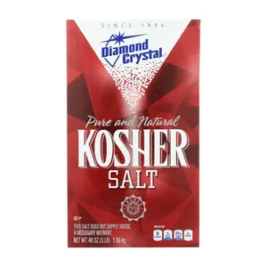 Muối Tinh, Pure & Natural Kosher Salt, 48 oz (1.36kg) - DIAMOND CRYSTAL