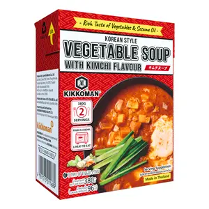 Súp Rau Củ Vị Kim Chi, Korean Style Vegetable Soup with Kimchi Flavour, 2 Phần (380g) - KIKKOMAN