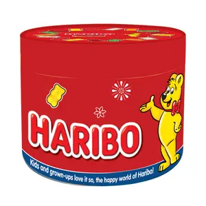Kẹo Dẻo Hộp Tròn, Gummy Round Box (192g) - HARIBO
