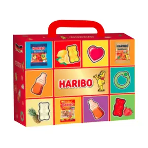 Hộp Quà Kẹo Dẻo Gấu, Collection Paper Box, 3 Gói (240g) - HARIBO