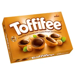 Kẹo Caramel Hạt Phỉ, Toffifee, Hazelnut in Caramel with Creamy Nougat & Chocolate (400g) - STORCK