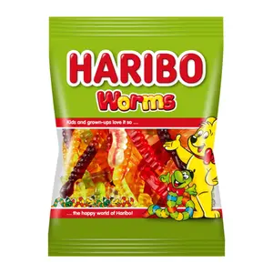 Kẹo Dẻo Hình Con Sâu, Gummies, Worms (80g) - HARIBO