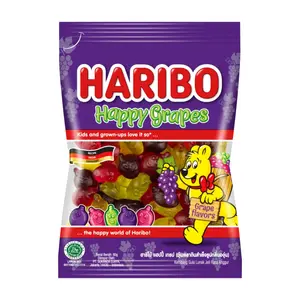 Kẹo Dẻo Nho, Gummies, Happy Grapes (80g) - HARIBO