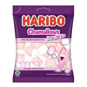 Kẹo Xốp Marshmallow, Chamallows, Pink & White (70g) - HARIBO