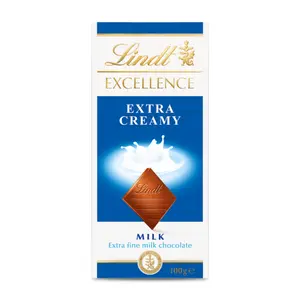 Socola Đậm Sữa, Excellence, Extra Creamy, Milk Chocolate (100g) - LINDT