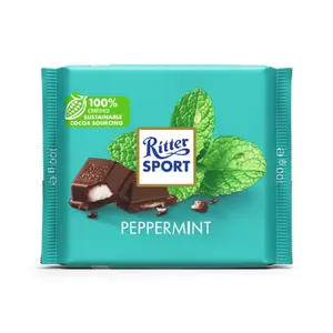 Socola Bạc Hà, Peppermint, with a Refreshing Peppermint Filling, 3.5 oz (100g) - RITTER SPORT