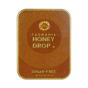 Kẹo Sả Mật Ong, Tasmania Honey Drop, Sugar Free, 1.16 oz (33g) - ONLY NATURE