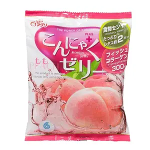 Thạch Rau Câu Vị Đào, Konjac Jelly, Peach Flavor (108g) - YUKIGUNI AGURI