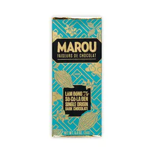 Socola Đen Nguyên Chất, Lam Dong 74% Single Origin Dark Chocolate (24g) - MAROU