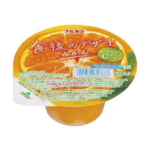 Thạch Rau Câu Vị Quýt, After-Meal Dessert Jelly Cup, Mandarin Orange (140g) - BOURBON