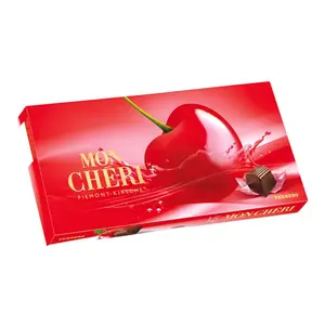 Socola Nhân Rượu & Anh Đào, Mon Chéri, Piemont-Kirsche, Cherry Liqueur Chocolate, 15 Viên (157g) - FERRERO