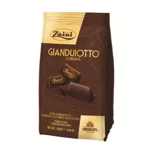Socola Đắng Nhân Hạt Phỉ, Gianduiotto Fondente, Dark Gianduia Hazelnuts Chocolates, 5.64 oz (160g) - ZAINI