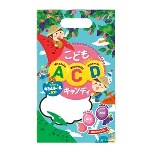 Kẹo Mút Nho & Đào Bổ Sung Vitamin, Kodomo Vitamin ACD Candy, Peach & Grape (80g) - UNIMAT RIKEN