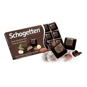 Socola Đắng Hạt Phỉ, Dark Chocolate with Cocoa & Hazelnuts (100g) - SCHOGETTEN