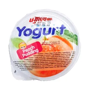 Thạch Rau Câu Sữa Chua Vị Đào, Fruit Yogurt, Peach Pudding (110g) - U MAY