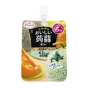 Thạch Túi Vị Dưa Lưới Hokkaido, Drinkable Konjac Jelly, Hokkaido Melon (150g) - TARAMI