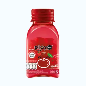 Kẹo Bạc Hà Táo, Cooling Menthol Duo Candy Sugar Free, Cooling Apple (22g) - PLAYMORE