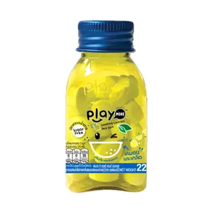 Kẹo Bạc Hà Chanh Muối, Cooling Menthol Duo Candy, Lemon Sea Salt (22g) - PLAYMORE