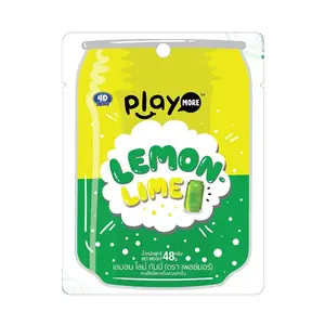 Kẹo Dẻo Vị Cam Chanh, 4D Lemon Lime Gummy (48g) - PLAYMORE