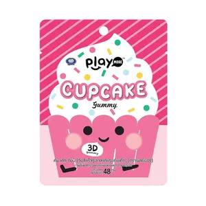 Kẹo Dẻo Hình Bánh Cupcake, 4D Cupcake Gummy (48g) - PLAYMORE