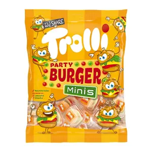 Kẹo Dẻo Trái Cây Hình Hamburger, Mini Burger Gummy, 10 Gói (170g) - TROLLI