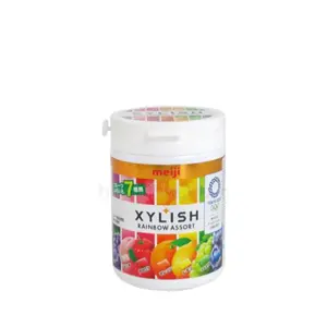 Kẹo Cao Su 07 Vị Trái Cây, Xylish, Rainbow Assort Gum (117g) - MEIJI