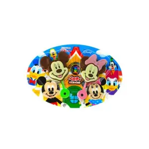 Kẹo Mút Socola Hình Chuột Mickey & Minnie, Chocolate Lollipops, 2 Cây (19g) - GLICO
