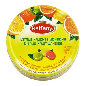 Kẹo Ngậm Cam Chanh Bưởi, Citrus Fruit Candies, with Concentrated Fruit Juice, 5.3 oz (150g) - KALFANY