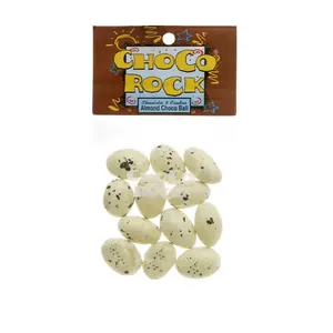 Socola Hạnh Nhân Hình Trứng Cút, Almond Choco Ball (65g) - CHOCO ROCK