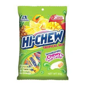 Kẹo Mềm Trái Cây Nhiệt Đới, Hi-Chew, Tropical Mix Chewy Fruit Candy (90g) - MORINAGA