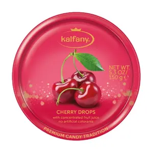 Kẹo Ngậm Anh Đào, Cherry Candies, with Concentrated Fruit Juice, 5.3 oz (150g) - KALFANY