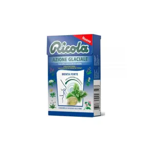 Kẹo Thảo Dược Bạc Hà, Swiss Herb Drops, Active, Strong Menthol, Sugar Free (50g) - RICOLA