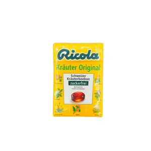 Kẹo Thảo Dược Truyền Thống, Swiss Herb Lozenges, Original Herb, Sugar Free (50g) - RICOLA