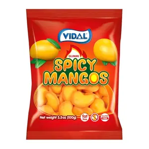 Kẹo Dẻo Xoài Cay, Spicy Mango Gummy (80g) - VIDAL