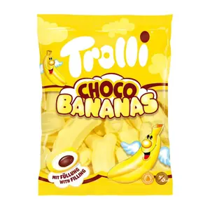 Kẹo Mềm Hình Chuối Nhân Socola, Choco Bananas Marshmallow (150g) - TROLLI